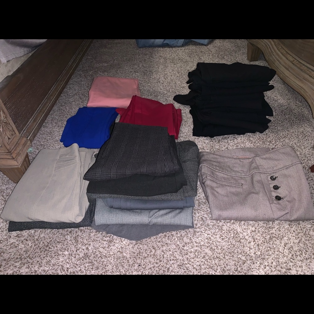 Bulk Pants/Skirt sale, 19 dress pants / 2 skirts